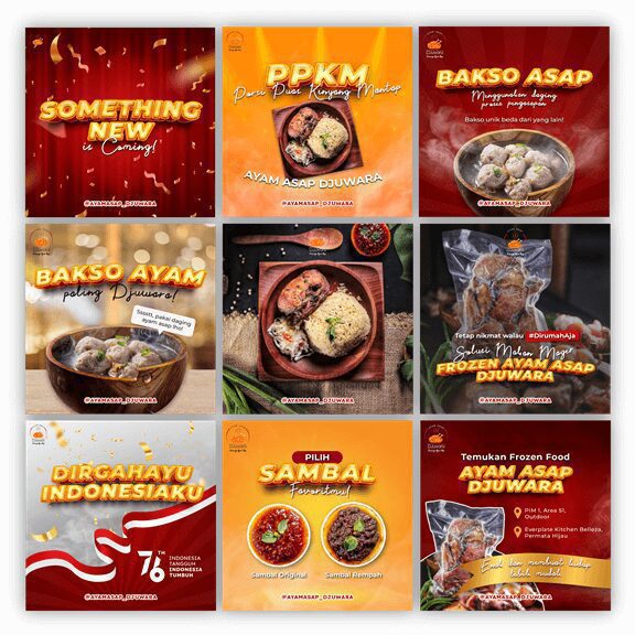 Ayam Asap Djuwara: Studi Kasus Jasa Kelola Instagram untuk Launching Kuliner Premium