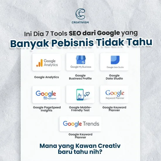 7 Aplikasi SEO tools gratis dari Google untuk Optimasi Website