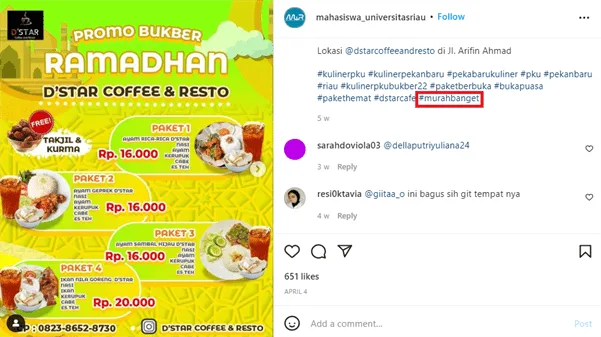 Hashtag Murah Banget