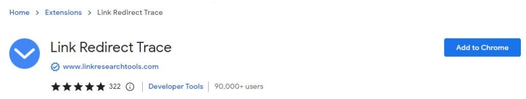 Chrome Extension untuk SEO Link Redirect Trace
