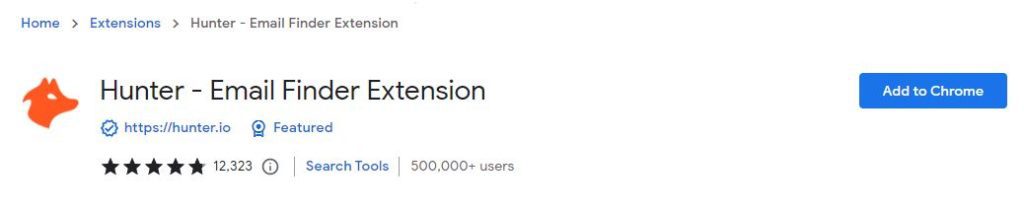 Hunter Email Finder