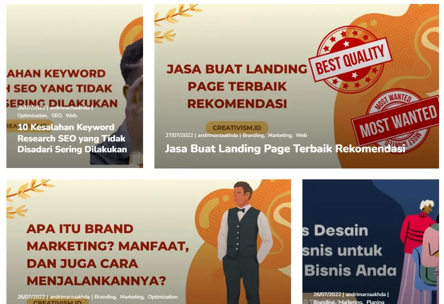 Konten Artikel adalah salah satu dari banyak faktor-faktor penting seo website.