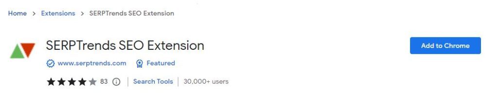 SERPTrends SEO Extension