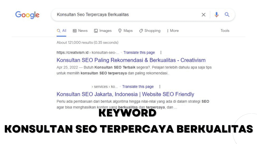 Keyword Konsultan SEO Terpercaya Berkualitas