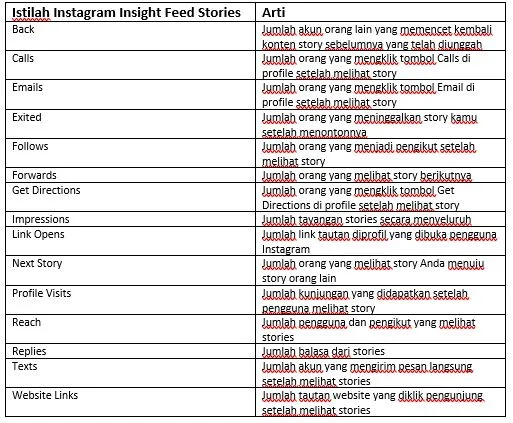 Matriks Matriks Penting Dalam Instagram Insights Bagian Stories