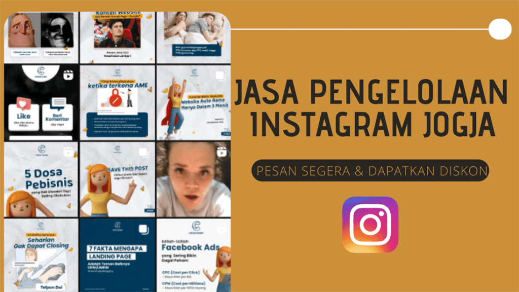 Jasa Pengelolaan Instagram Jogja