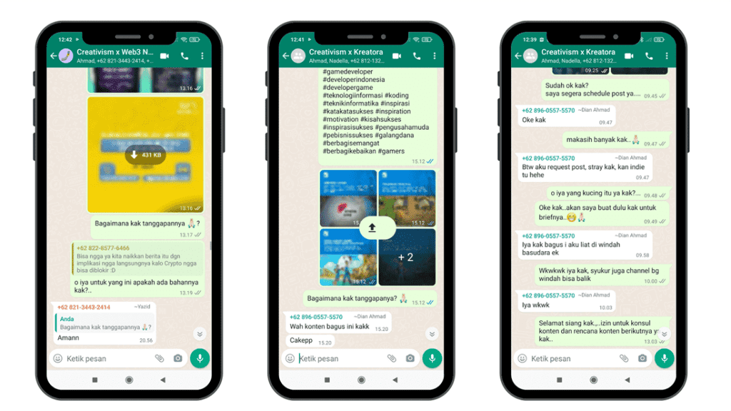 Testimoni Kinerja Tim Creativism