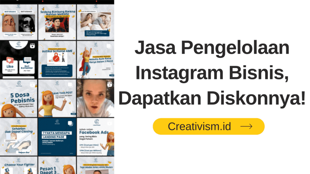 Jasa Pengelolaan Instagram Bisnis, Dapatkan Diskonnya!