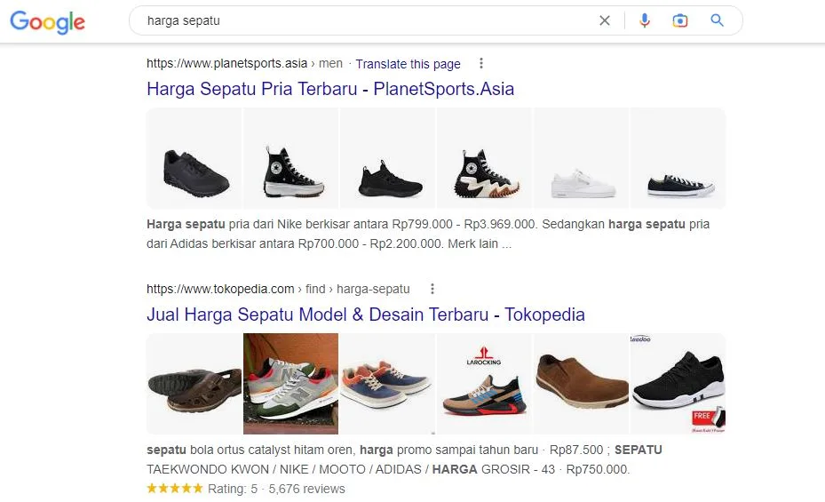 Fungsi Web Crawler Sebagai Pembanding Harga