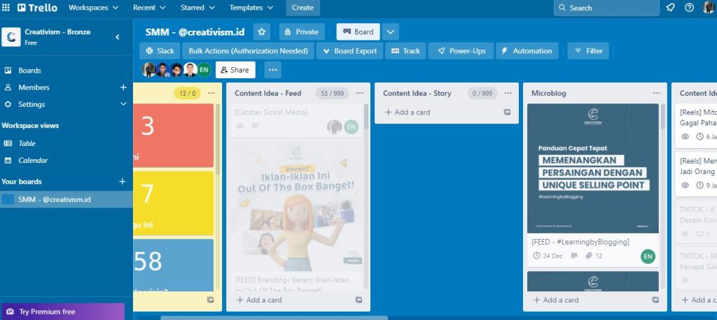 Tools yang Digunakan Creativism