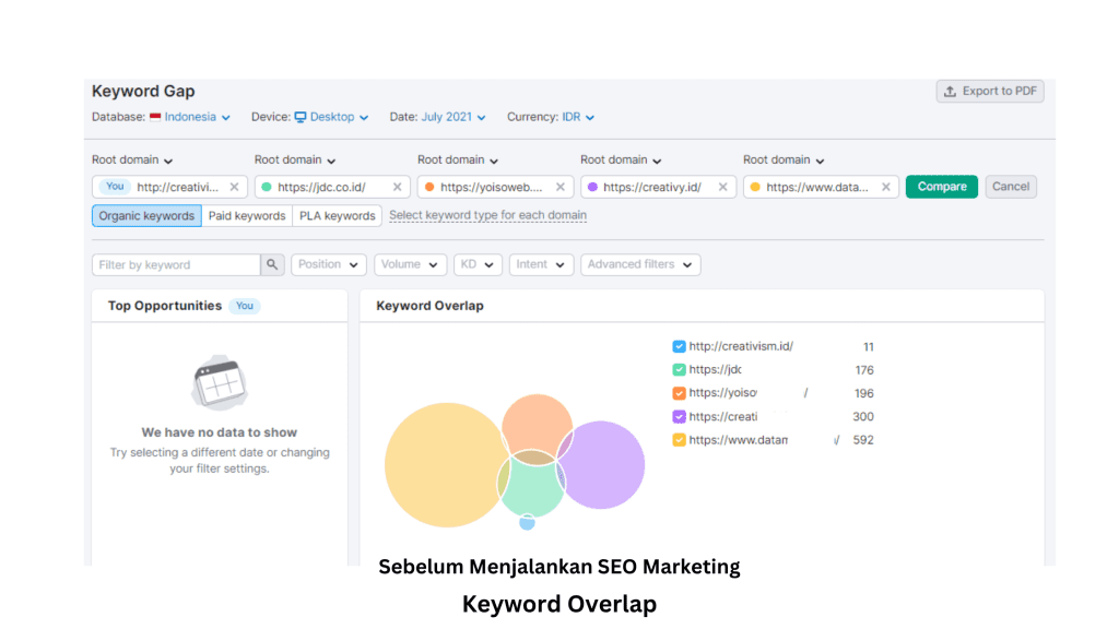 Keyword Overlap Sebelum SEO
