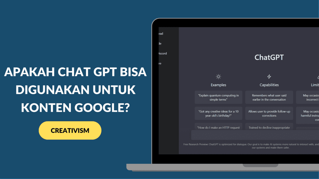 Apakah Chat GPT Bisa Digunakan untuk Konten Google