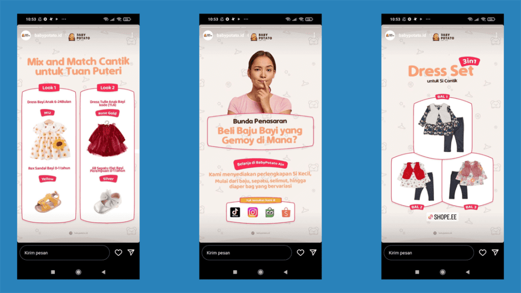 Contoh Konten Stories IG Menarik