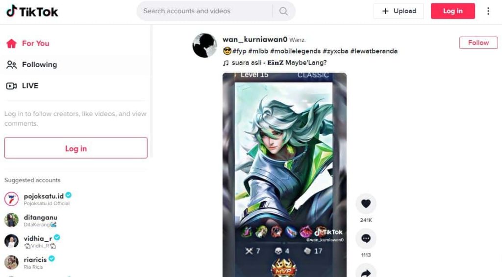 Tren Jedag Jedug TikTok