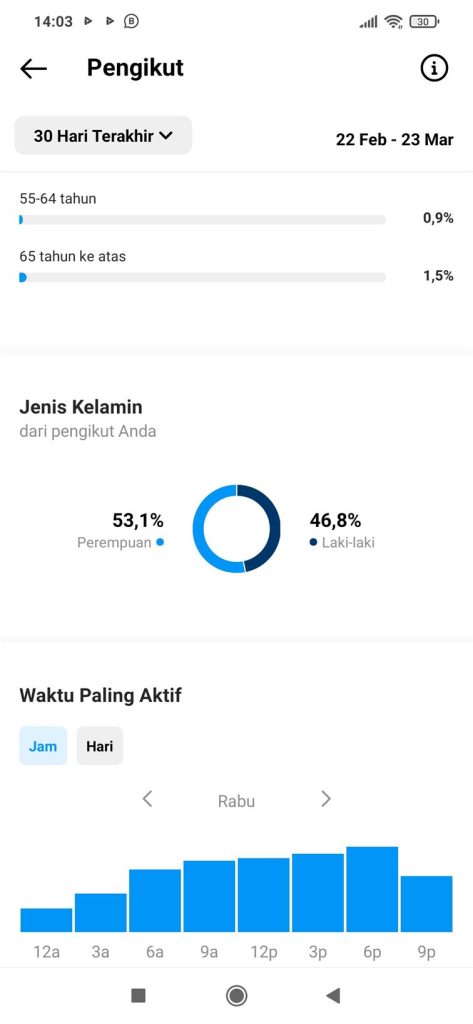 Cek Prime Time Terbaik Akun IG