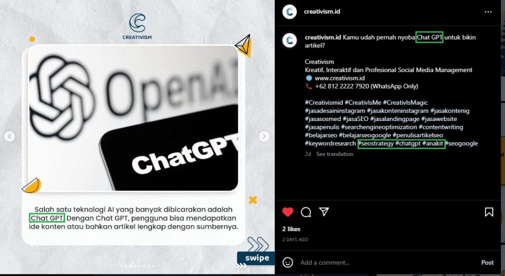 Kata Kunci yang Relevan