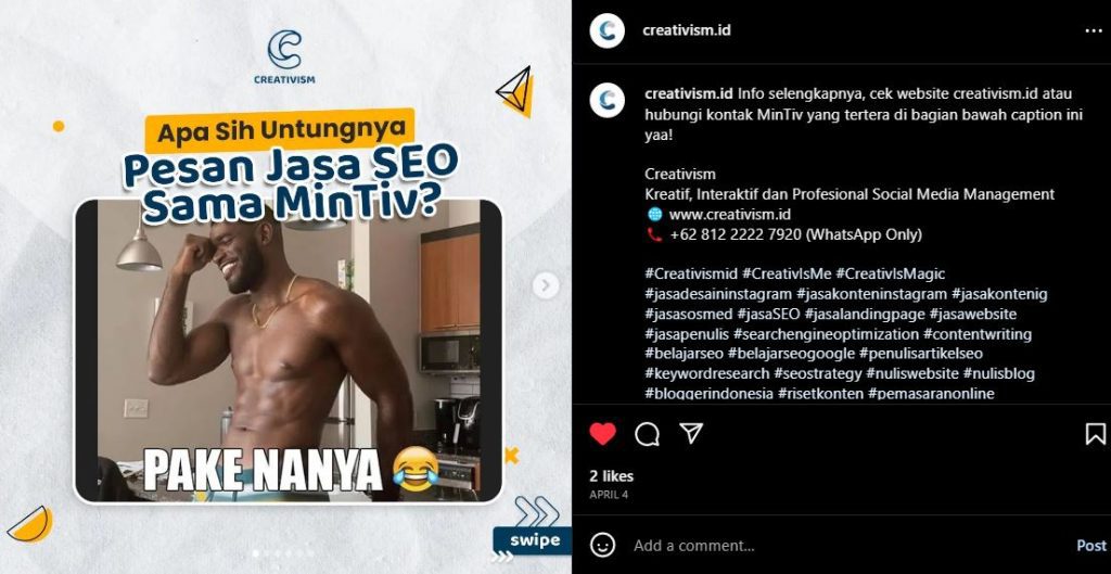 Contoh Konten Meme Marketing