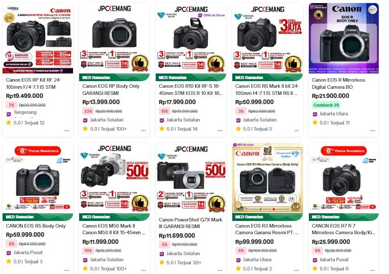 Rekomendasi Kamera Terbaik untuk Fotografer Profesional