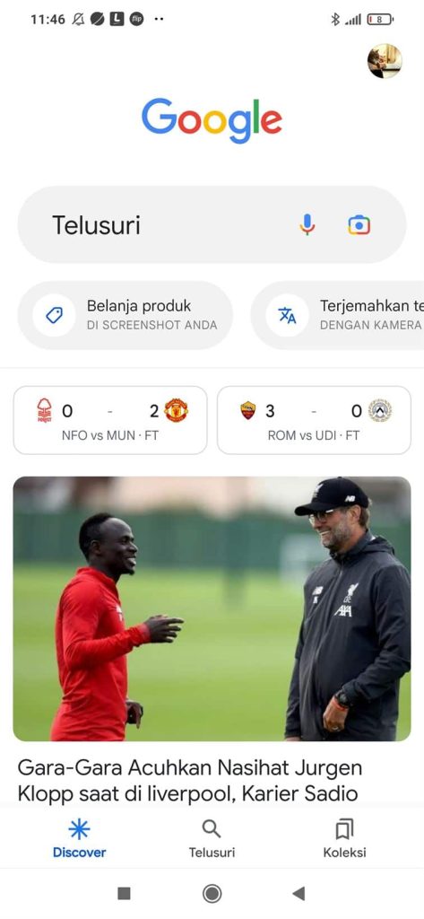 Tampilan Konten Google Discover