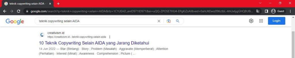 Teknik Copywriting Selain AIDA