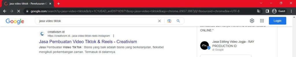 Portofolio Keyword Jasa SEO