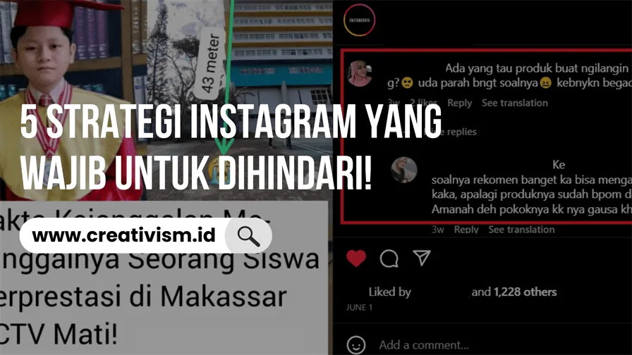 5 Strategi Instagram yang Wajib untuk Dihindari!