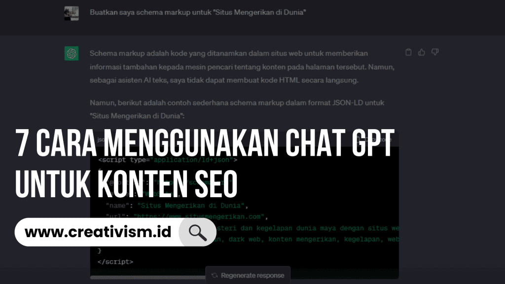 7 Cara Menggunakan Chat GPT untuk Konten SEO