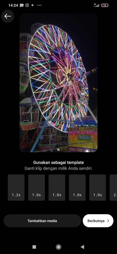 Fitur Templates Instagram