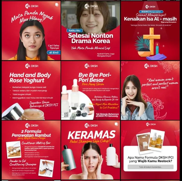 Hasil Konten Tim Creativism