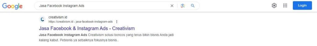 Jasa Facebook Instagram Ads