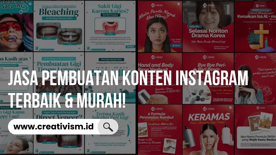 Jasa Pembuatan Konten Instagram Terbaik & Murah!