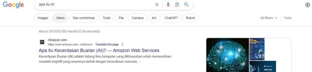 SERP Google Terbaru