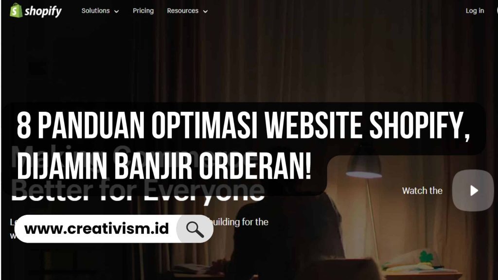 Panduan Optimasi Website Shopify