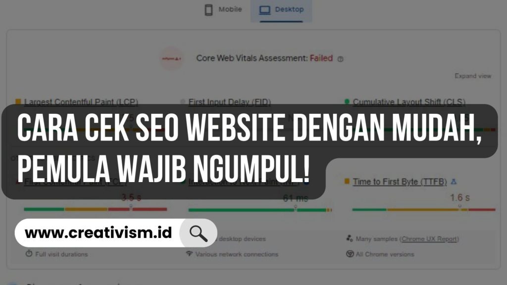 Cara Cek SEO Website dengan Mudah