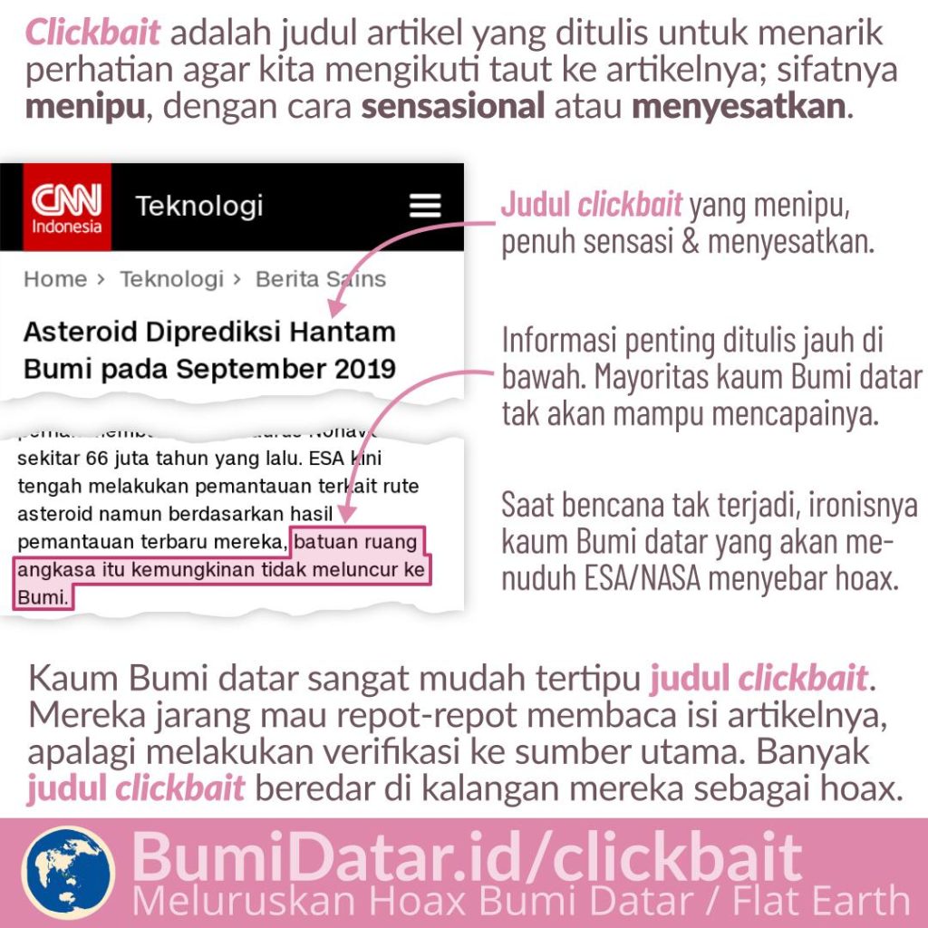Contoh Konten Website Clickbait