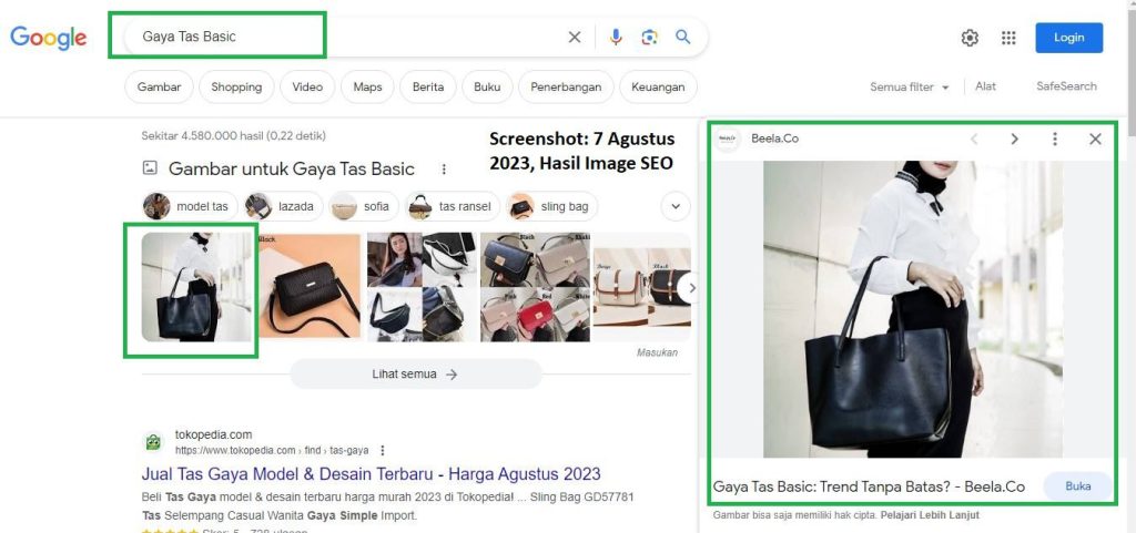 Keyword Website Klien yang Berhasil Page 1