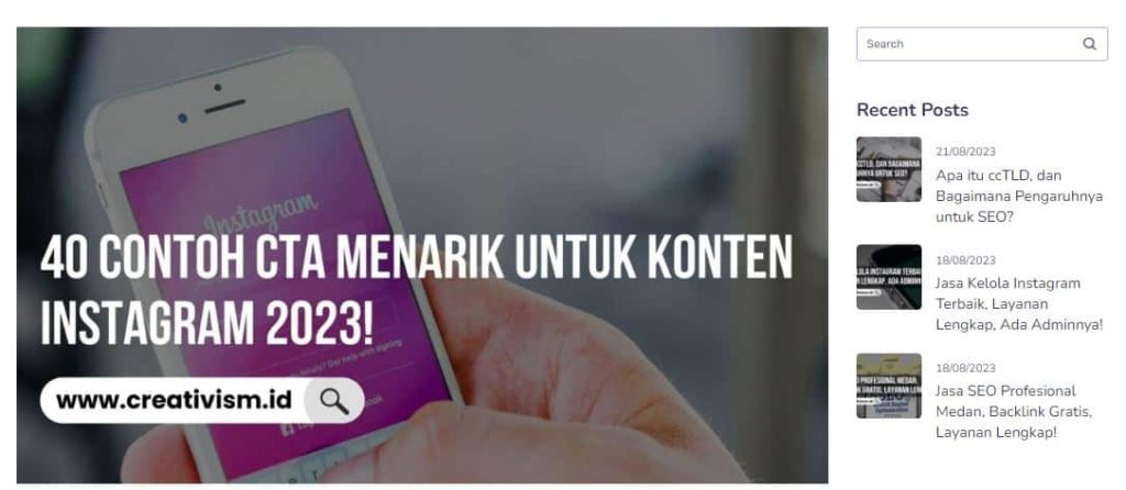 Contoh Sidebar Related Posts Pada Website