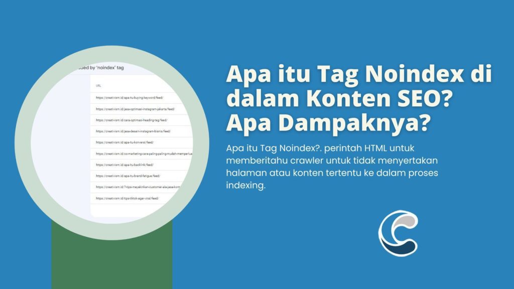 Apa itu Tag Noindex di dalam Konten SEO Apa Dampaknya