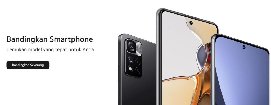 Contoh Call to Action di Web Xiaomi