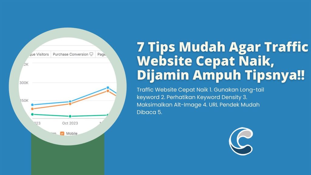 7 Tips Mudah Agar Traffic Website Cepat Naik, Dijamin Ampuh Tipsnya!!