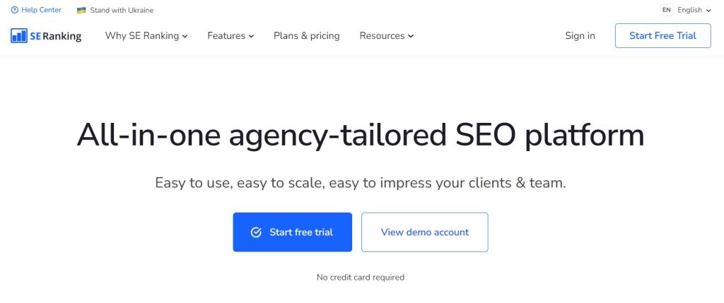 Review Singkat Alternatif SEMrush, SE Ranking