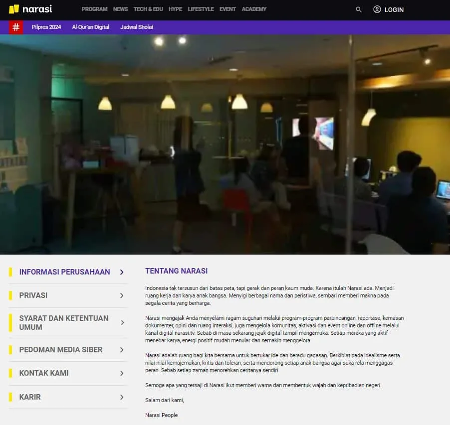 Contoh Contoh Halaman About Us Menarik