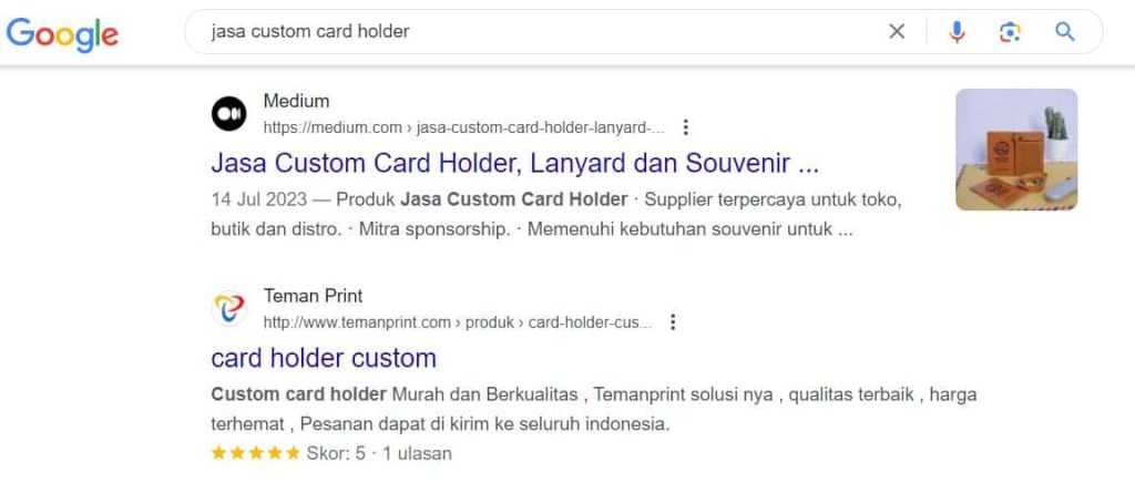 Keyword Jasa Custom Card Holder