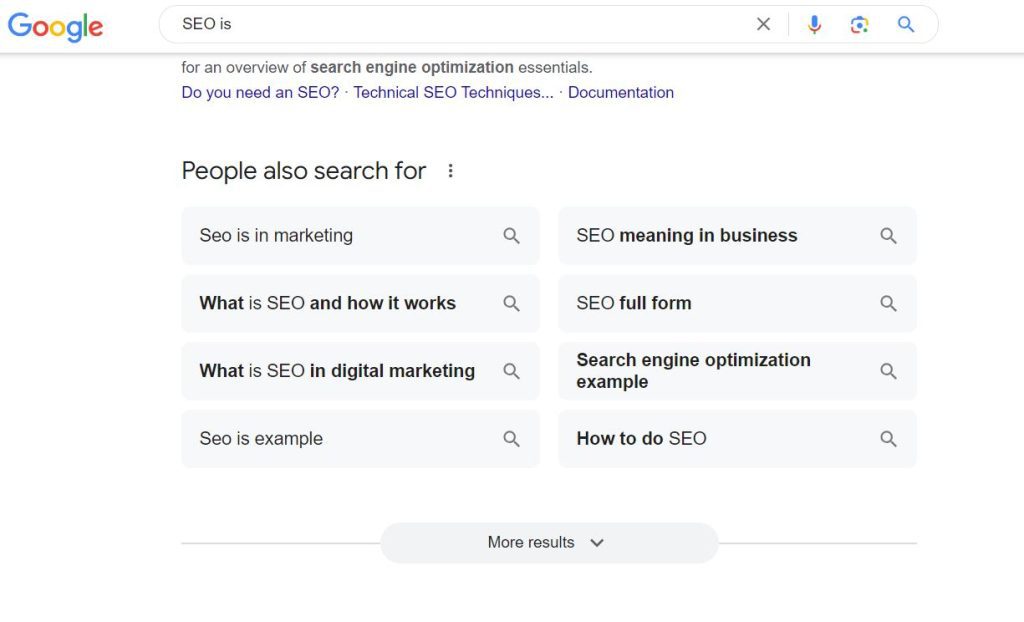 SERP Continuous Scrolling