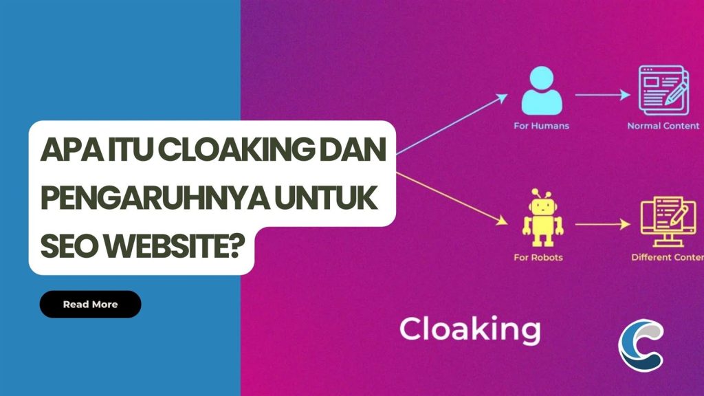 Apa itu Cloaking dan Pengaruhnya untuk SEO Website, Black Hat SEO Cloaking