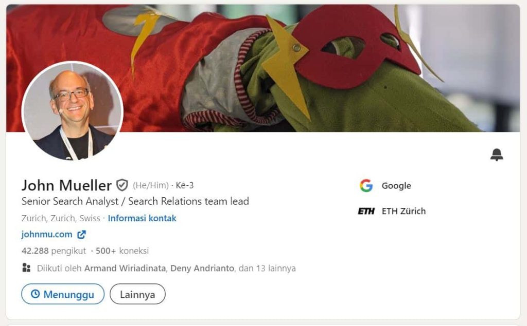 John Mueller, SEO Marketer Dunia