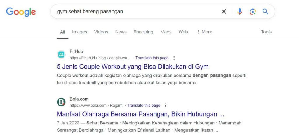 Perbedaan Tampilan SERP Konten dengan Headline yang Pas dan Terlalu Panjang