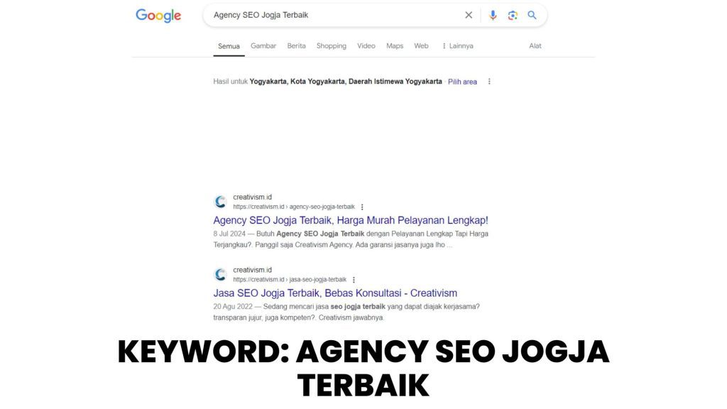 Keyword Agency SEO Jogja Terbaik