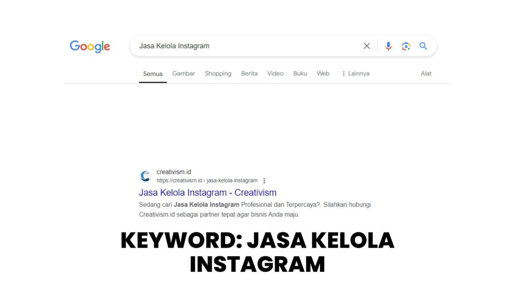 Keyword Jasa Kelola Instagram
