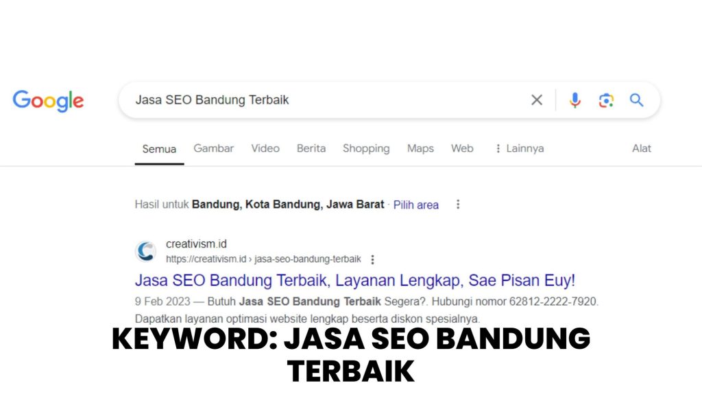 Keyword Jasa SEO Bandung Terbaik